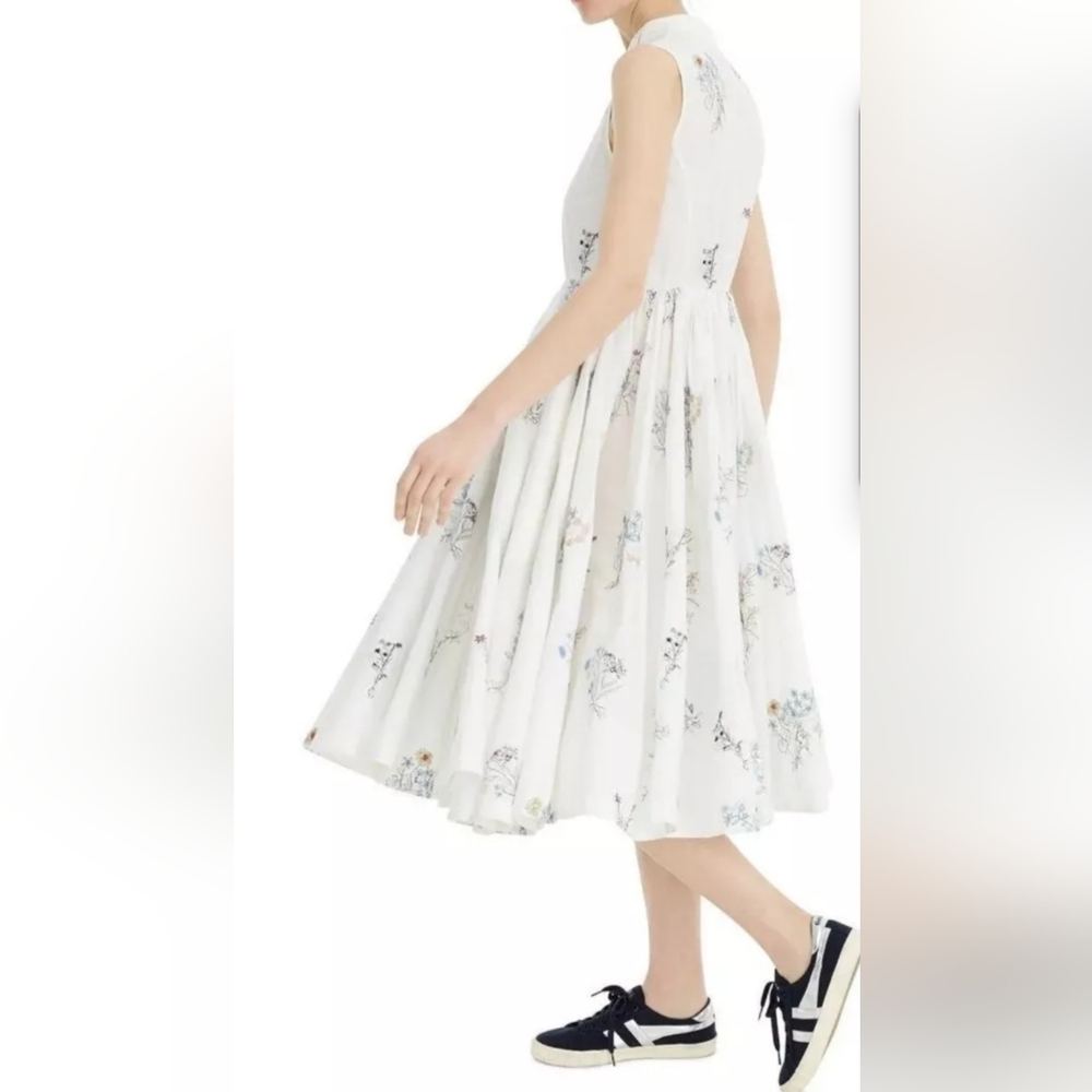 J Crew Embroidered Dress Size 00
